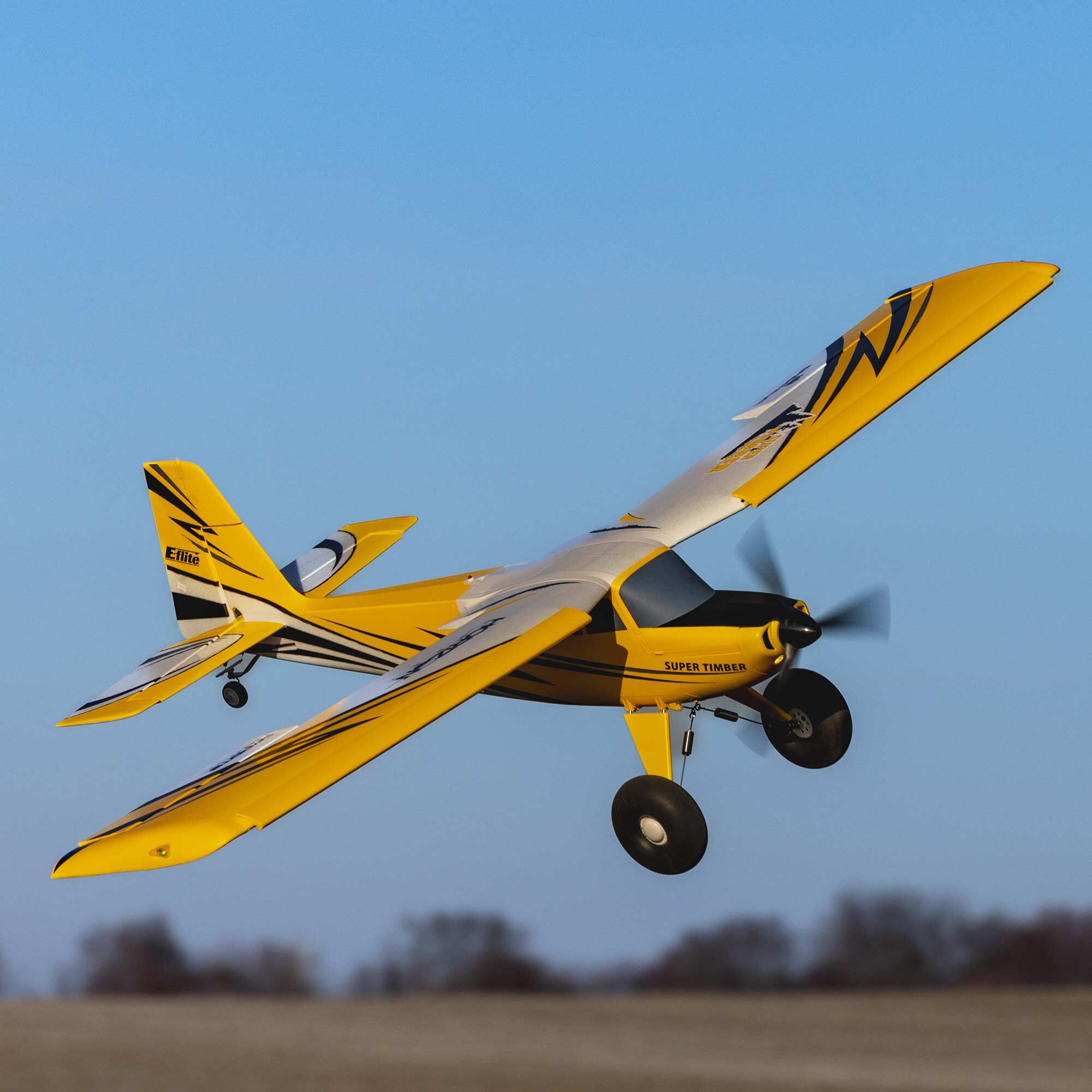 E flite Super Timber 1.7m BNF Basic with AS3X and SAFE Select e Flite