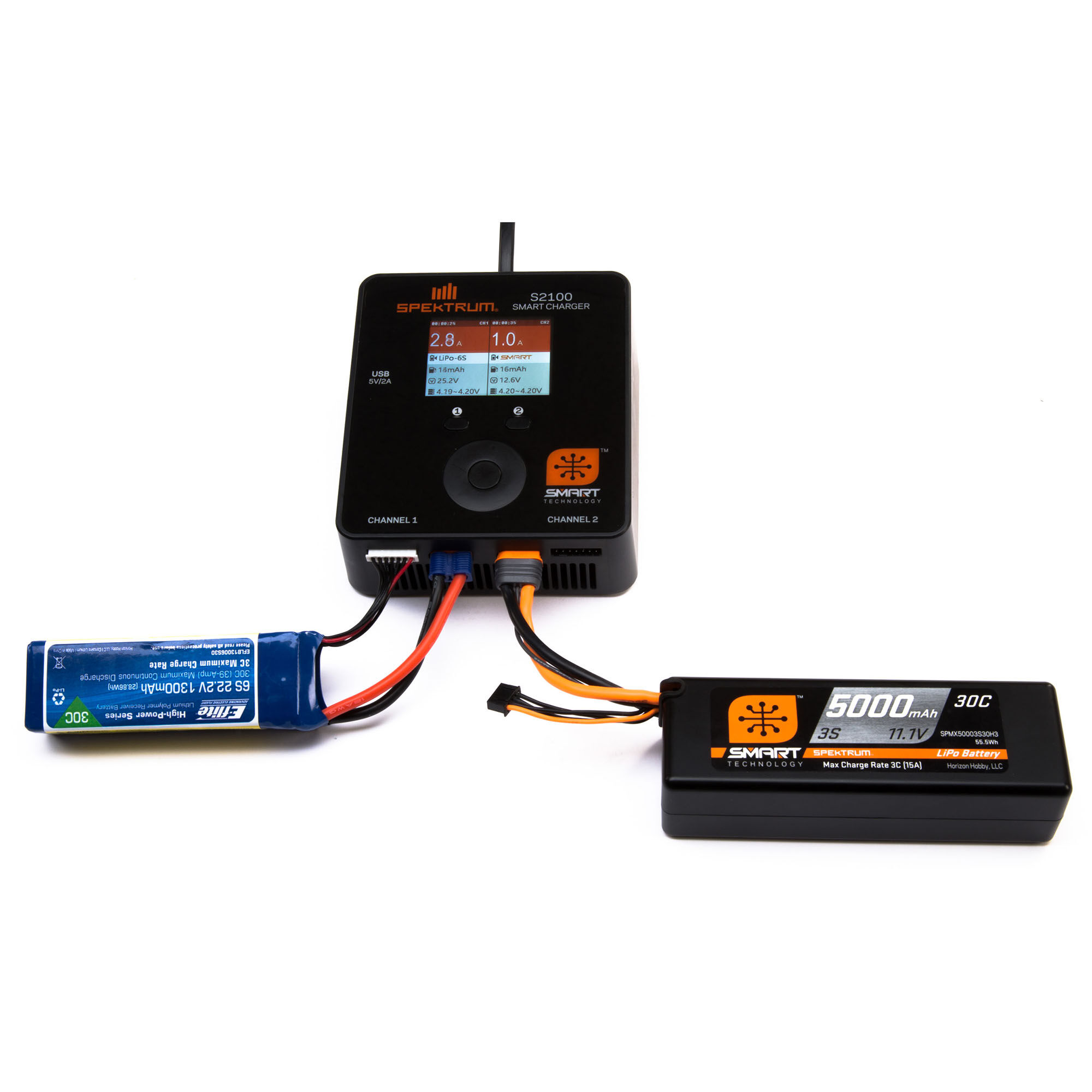 Spektrum Accessories 14.8V 2200mAh 4S 30C Smart LiPo Battery: IC3 | e-Flite