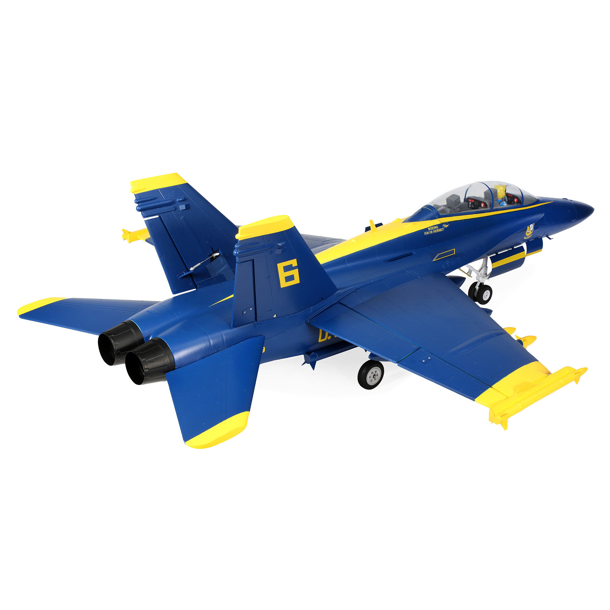 Remote control blue angel jet outlet