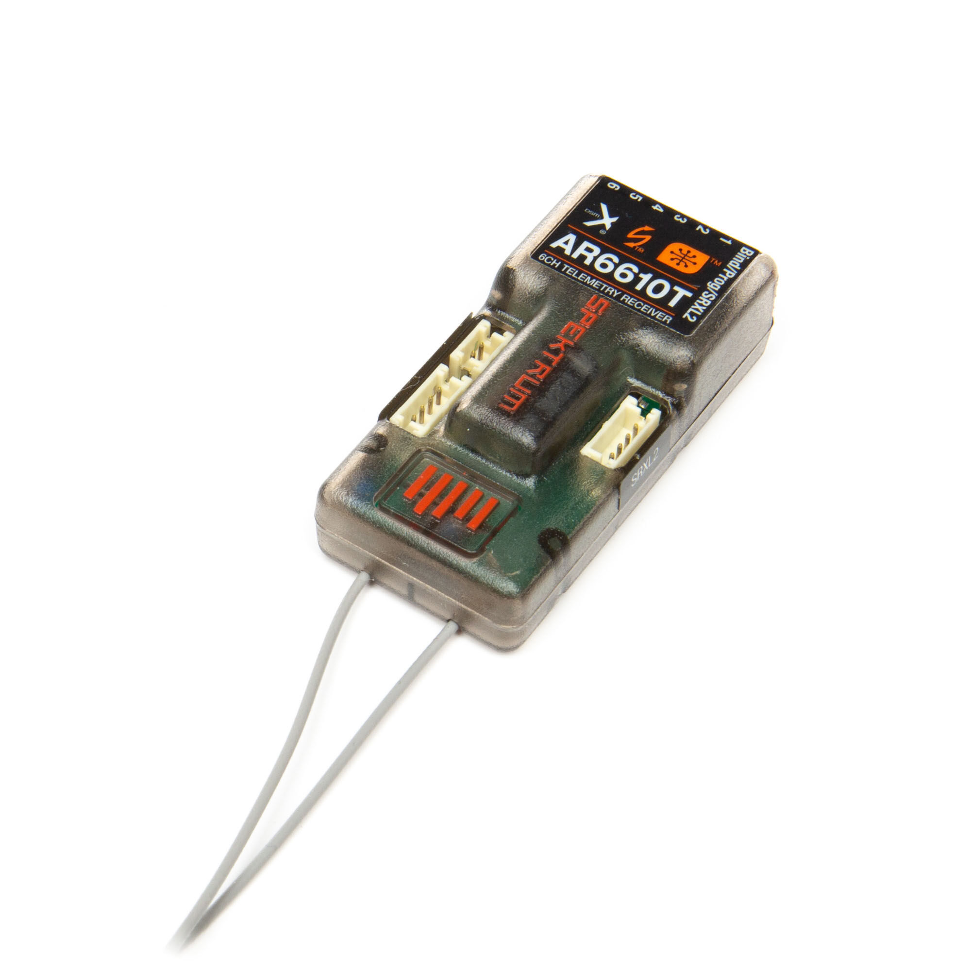 Spektrum AR6610T DSMX 6-Channel Telemetry Receiver | e-Flite Spektrum AR6610T DSMX 6-Channel Telemetry Receiver | e-Flite