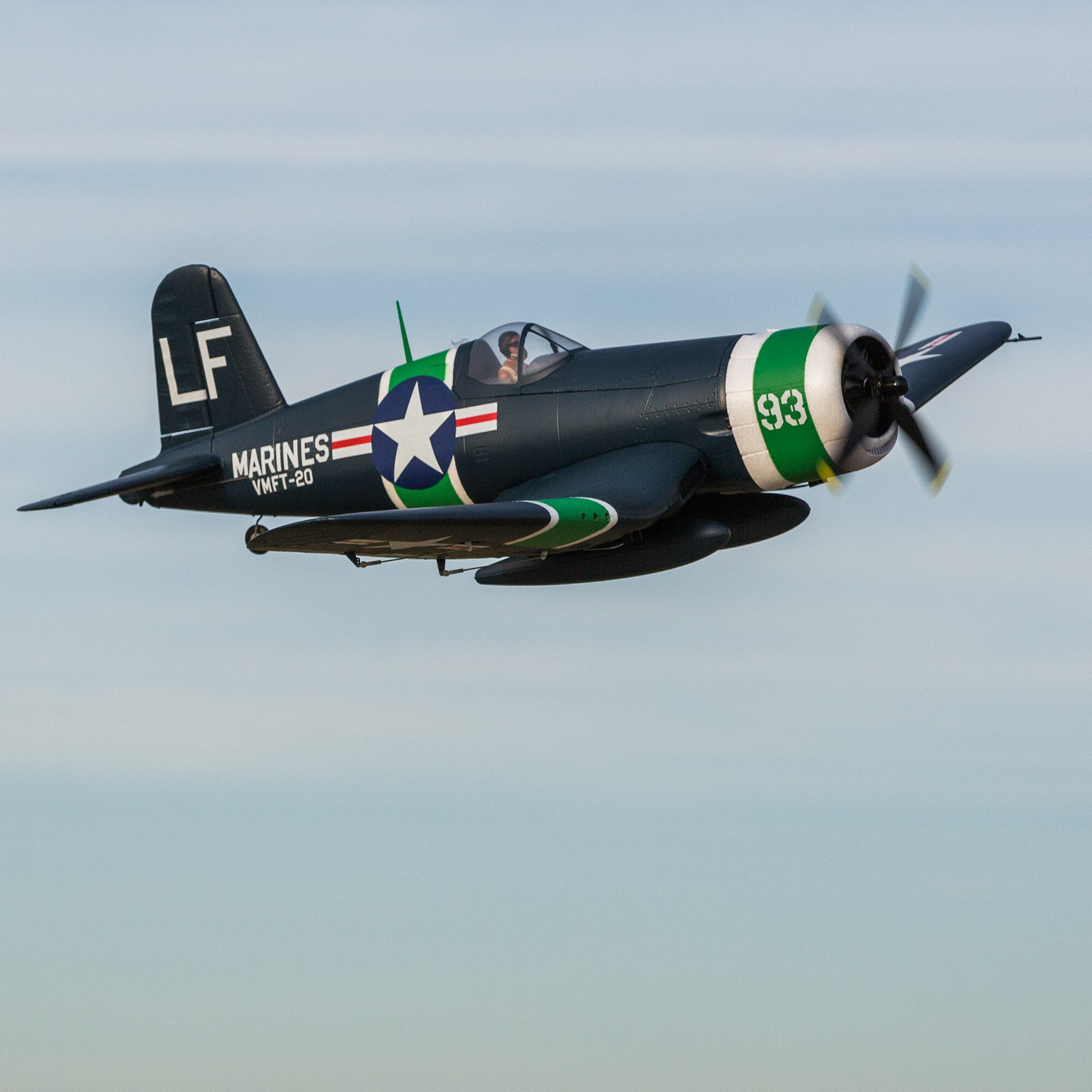 E-flite F4U-4 Corsair 1.2m BNF Basic with AS3X | e-Flite