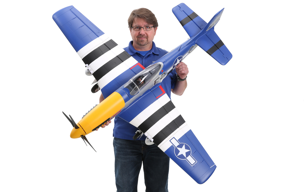 E-flite P-51D Mustang 1.5m BNF Basic Combo | e-Flite