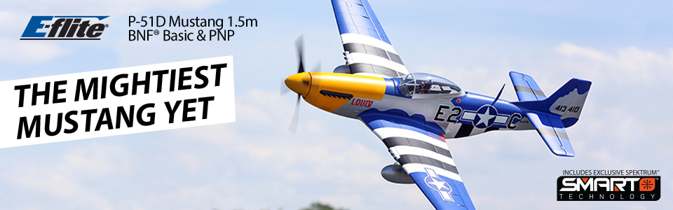 E-flite P-51D Mustang 1.5m PNP