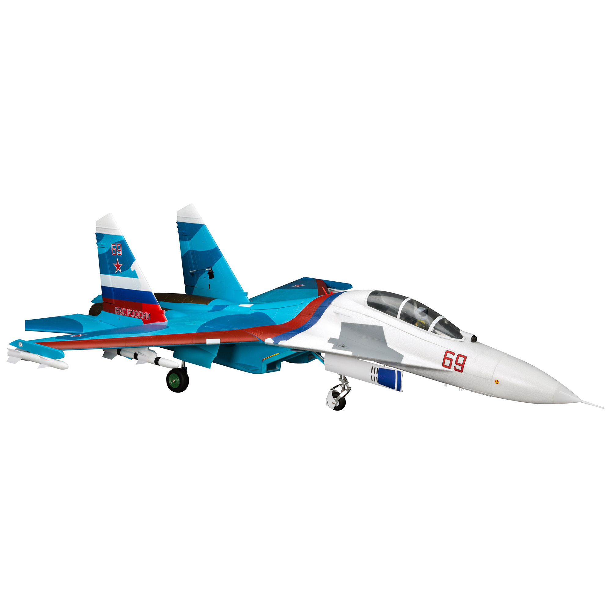 SU-30 Twin 70mm EDF BNF Basic with AS3X and SAFE Select