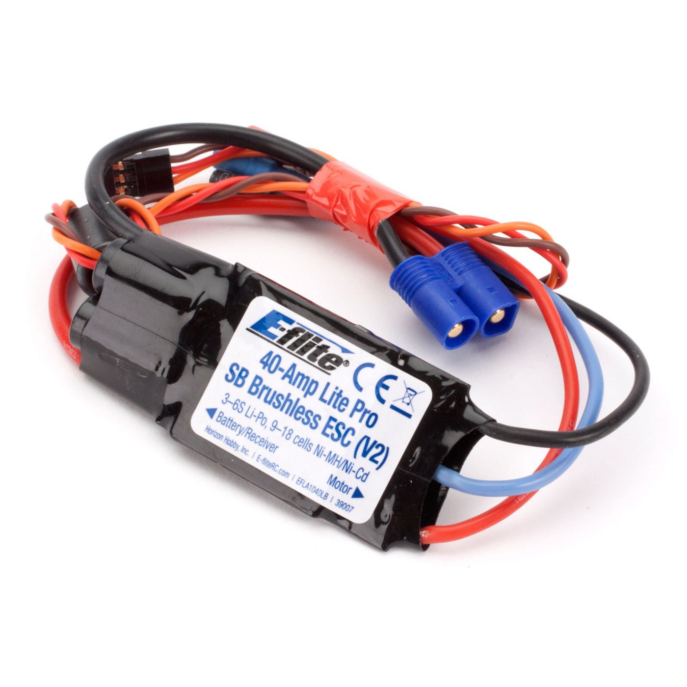 E-flite 40-Amp Lite Pro Switch-Mode BEC Brushless ESC V2 E-flite 40-Amp Lite Pro Switch-Mode BEC Brushless ESC V2
