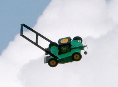 RC Flying Lawnmower