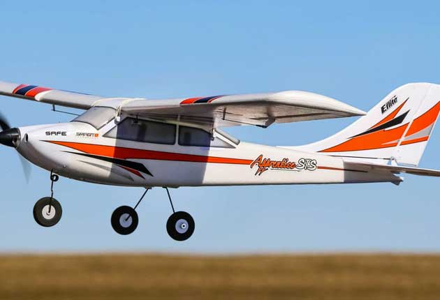 E-Flite Apprentice STS 1.5m has a high wing design for stable flight. E-Flite Apprentice STS 1.5m